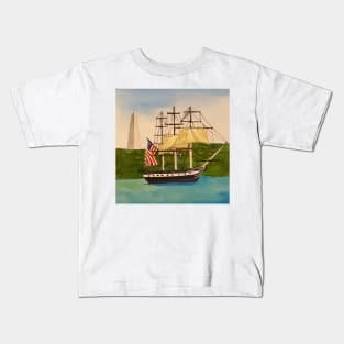 Boston National Historical Park, Old Ironsides Kids T-Shirt